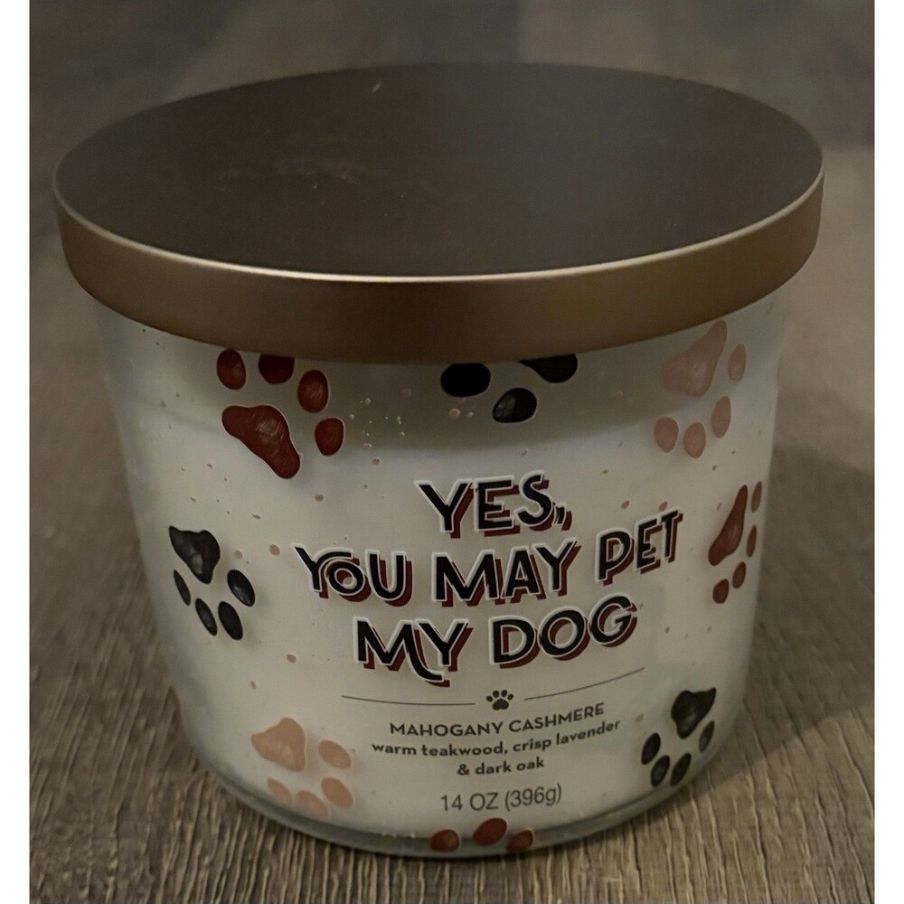 Yes You May Pet My Dog 3 Wick Candle New